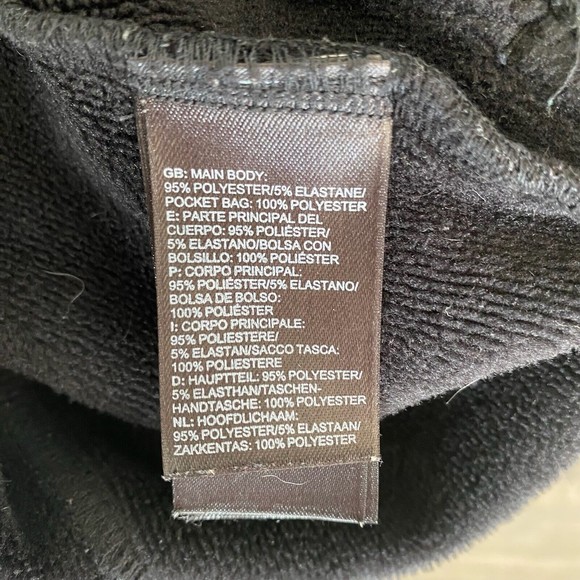 The North Face Black Zip Up Jacket Lined Mock Neck Womens Size XL - Picture 6 of 6